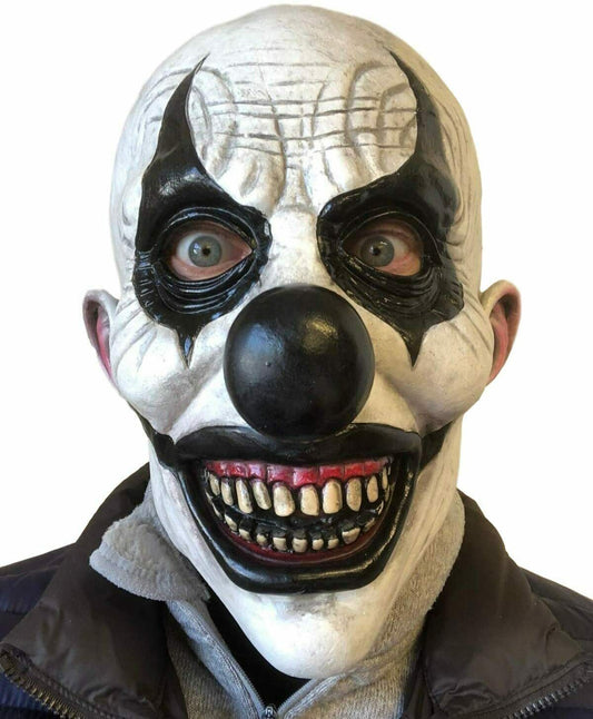 Halloween Gruselige Clown Maske für Erwachsene – Perfekte Verkleidung für Kostümpartys & Horror-Deko