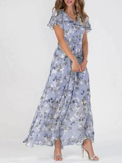 Judith – Modisches Printkleid mit Taillierung