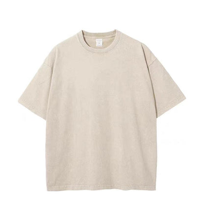 Percy – Retro Rundhals T-Shirt aus Baumwolle