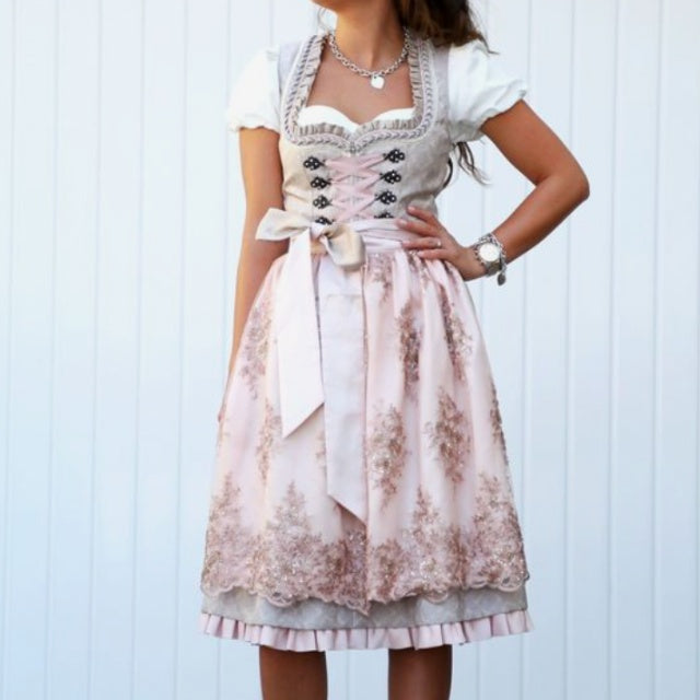 Zoe – Kurzes bedrucktes Kleid für Damen
