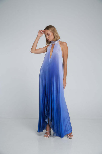 Chelsea – Schwingendes Kleid mit Tiefem V-Ausschnitt und Rückenfreiem Design