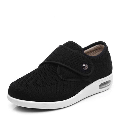 Damen Komfort Freizeit Sneakers mit Klettverschluss – Atmungsaktive Walkingschuhe für Alltag & Spaziergänge