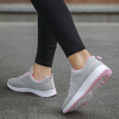 Damen Laufschuhe Atmungsaktiv Komfort Freizeit Sneaker Sportlich