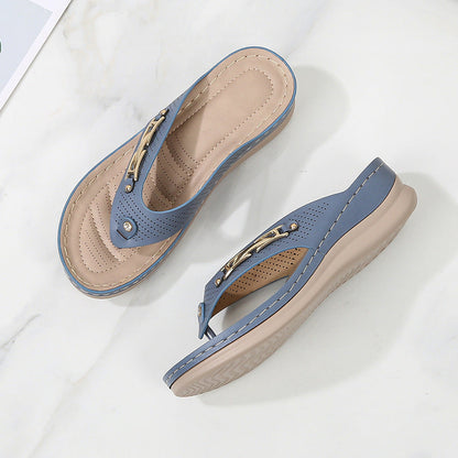 Charlotte – Bohemian Schwammkuchen Strand-Slipper