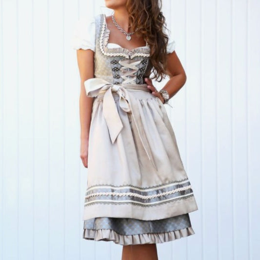 Zoe – Kurzes bedrucktes Kleid für Damen