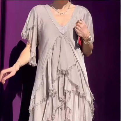 Lisa – Slim Fit Pullover Kleid in einfarbiger Ausführung