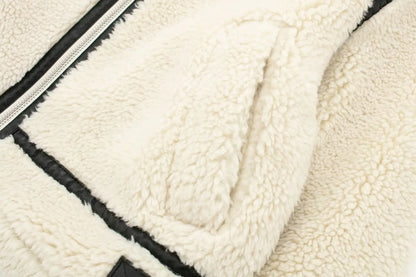 Damen Winterjacke im Biker-Stil – Modische Teddyfell Jacke für kalte Tage