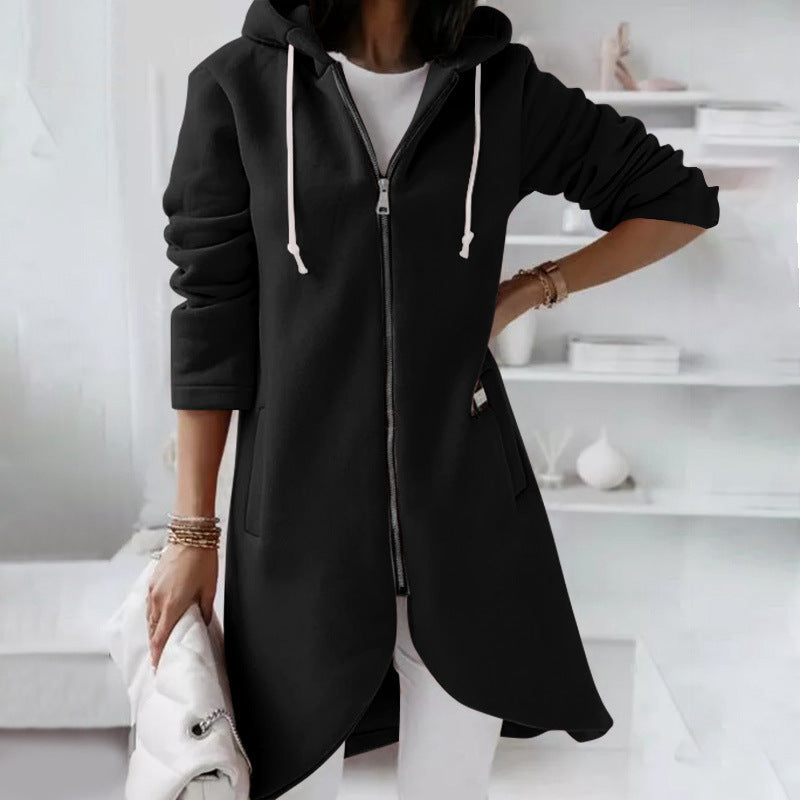 Tamara – Kapuzen-Sweatshirt mit Reißverschluss und Taschen