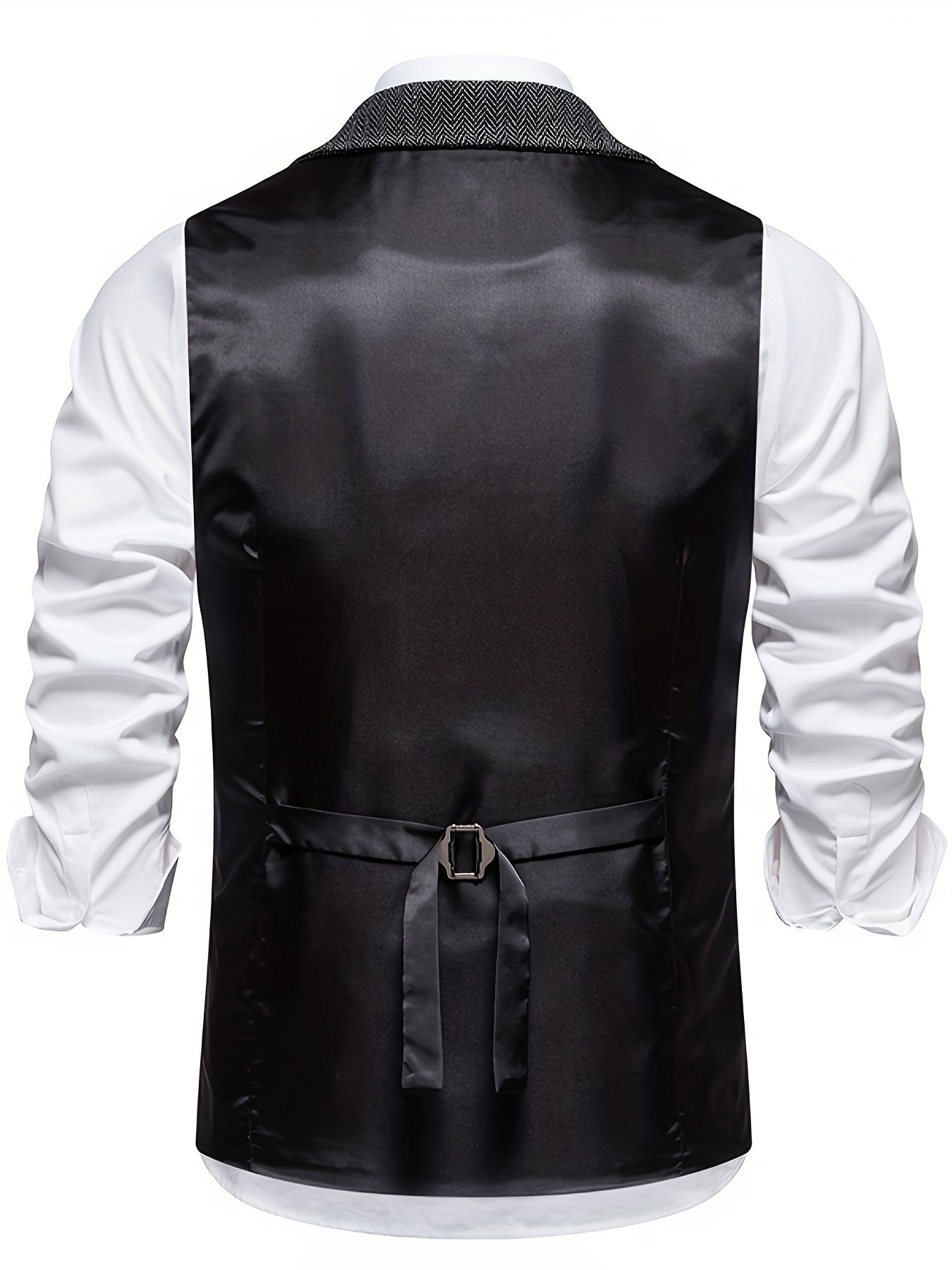 Herren Weste Klassisch Modern Business Hochzeit – Elegantes Herrenwesten-Design mit Reverskragen und Retro-Charme