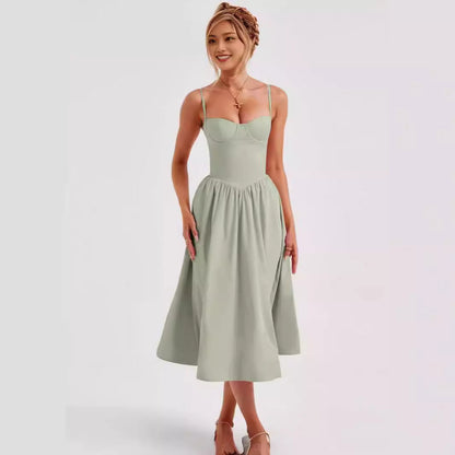 Vanessa – Französisches Retro-Langes Kleid im Hofstil