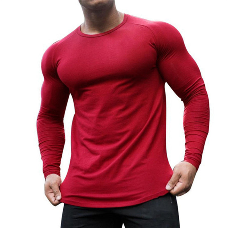 Charlie – Langärmliges Sport T-Shirt für Herren mit schnelltrocknendem Material