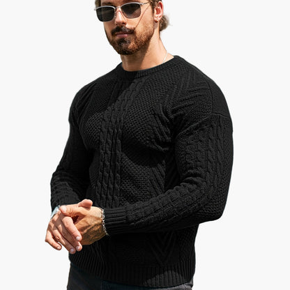 Herren Strickpullover Grobstrick Modern Casual Winterpullover