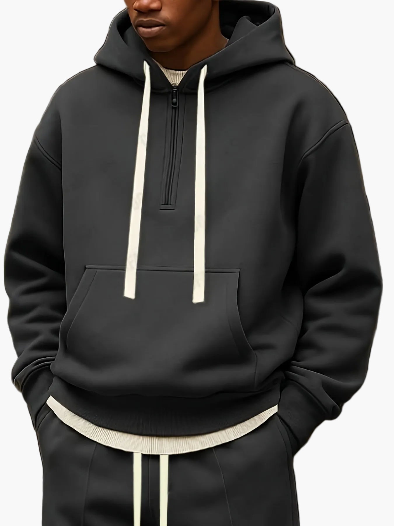 Herren Freizeit Hoodie Set – Modernes Streetwear Outfit für Alltag und Sport