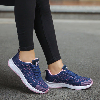 Damen Laufschuhe Atmungsaktiv Komfort Freizeit Sneaker Sportlich