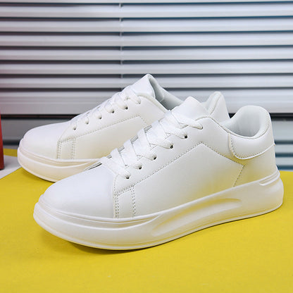 Geoffrey – Große weiße Sneakers aus veganem Leder, wasserdicht und lässig