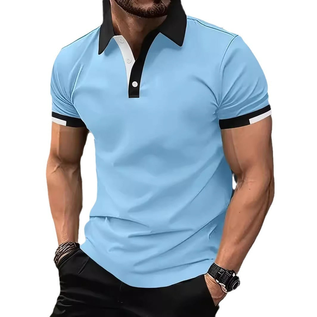 Liam – 3D Poloshirt mit kurzem Ärmel für Herren