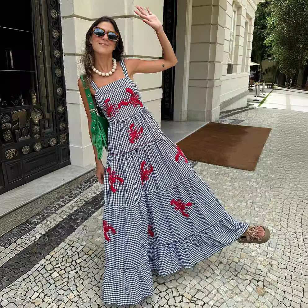 Kelly – Langes Strandkleid für Damen
