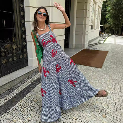 Kelly – Langes Strandkleid für Damen