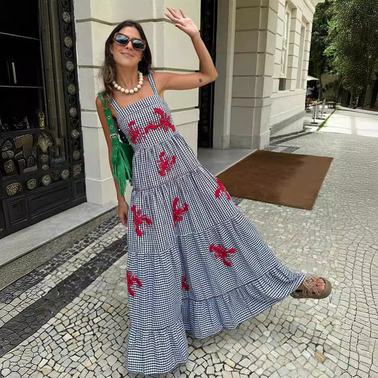 Kelly – Langes Strandkleid für Damen