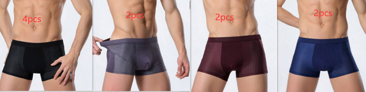 Leon – Atmungsaktive Herrenunterwäsche aus Eissilk mit Mesh