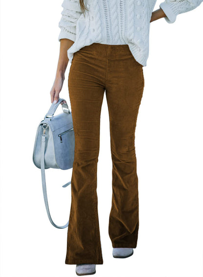 Deborah – Hoch taillierte Slim Fit Mikro Glockenhose