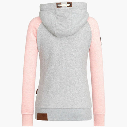 Damen Kapuzenjacke mit Reißverschluss – Modische Freizeit-Hoodie für Alltag und Outdoor