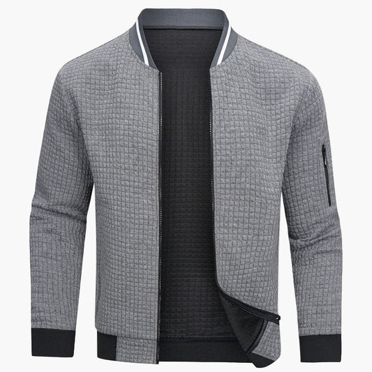 Herren Bomberjacke Modern Kariert – Stilvolle Freizeitjacke für Alltag & Büro