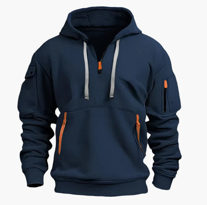 Herren Kapuzenpullover Artemis – Funktionaler Hoodie mit Taschen und sportlichem Style