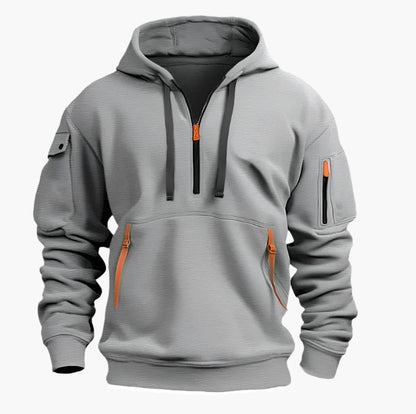 Herren Kapuzenpullover Artemis – Funktionaler Hoodie mit Taschen und sportlichem Style