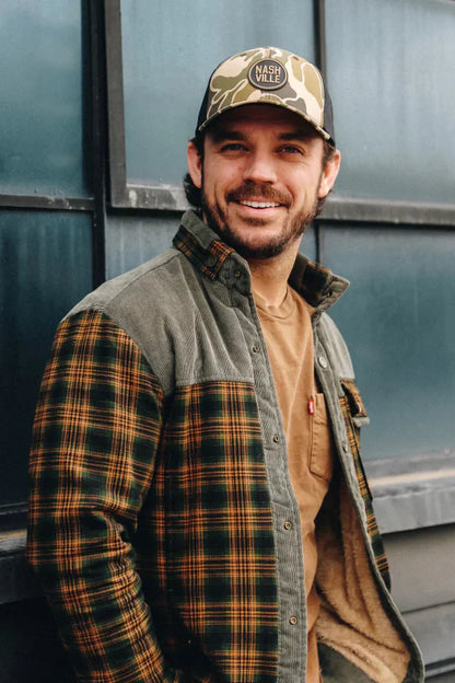 Herren Outdoor Flanelljacke im Holzfäller-Stil mit Fleece-Innenfutter – Ideal für Freizeit und Abenteuer