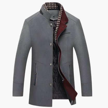 Herren Eleganter Knightsman Mantel – Stilvoller Slim Fit Mantel für besondere Anlässe