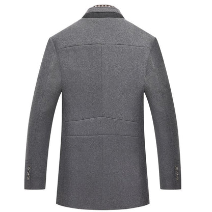 Herren Eleganter Knightsman Mantel – Stilvoller Slim Fit Mantel für besondere Anlässe