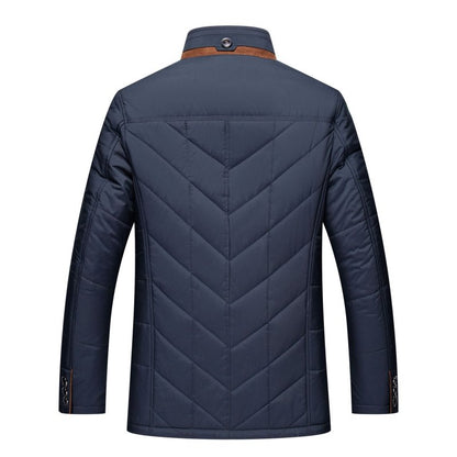 Herren Steppjacke im modernen Business-Stil für Alltag und Freizeit