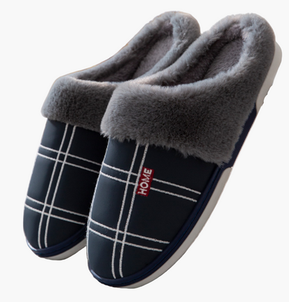Herren Hauspantoffeln Komfort-Stil mit Antirutsch – Warme Slipper für Zuhause