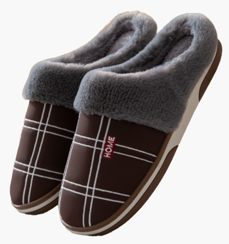 Herren Hauspantoffeln Komfort-Stil mit Antirutsch – Warme Slipper für Zuhause