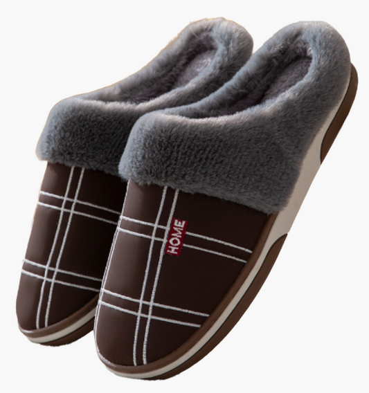 Herren Hauspantoffeln Komfort-Stil mit Antirutsch – Warme Slipper für Zuhause