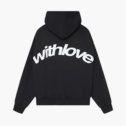 Unisex Streetstyle Hoodie mit auffälligem Rückenprint für Freizeit & Alltag