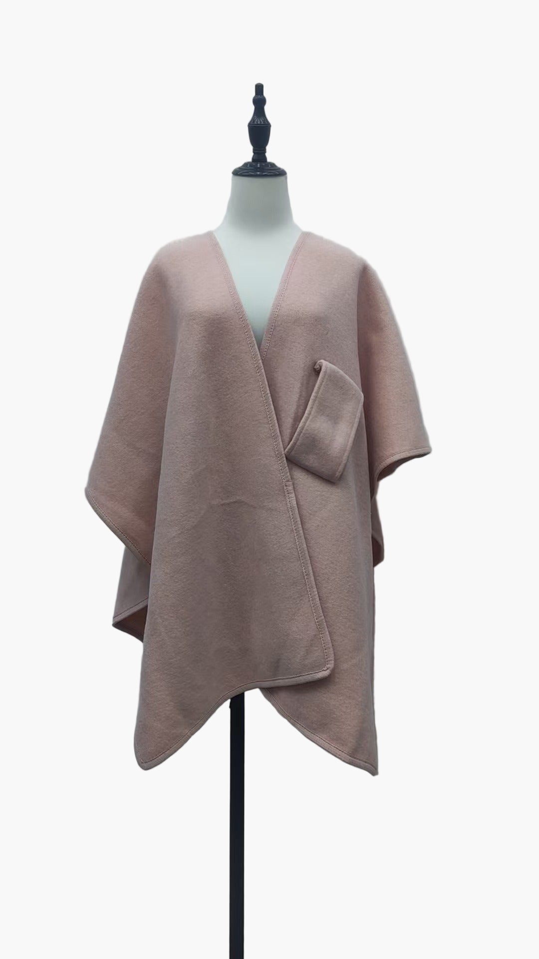 Damen Poncho-Schal mit Schlaufe – Stilvoller, Vielseitiger Überwurf für Alltag & Freizeit