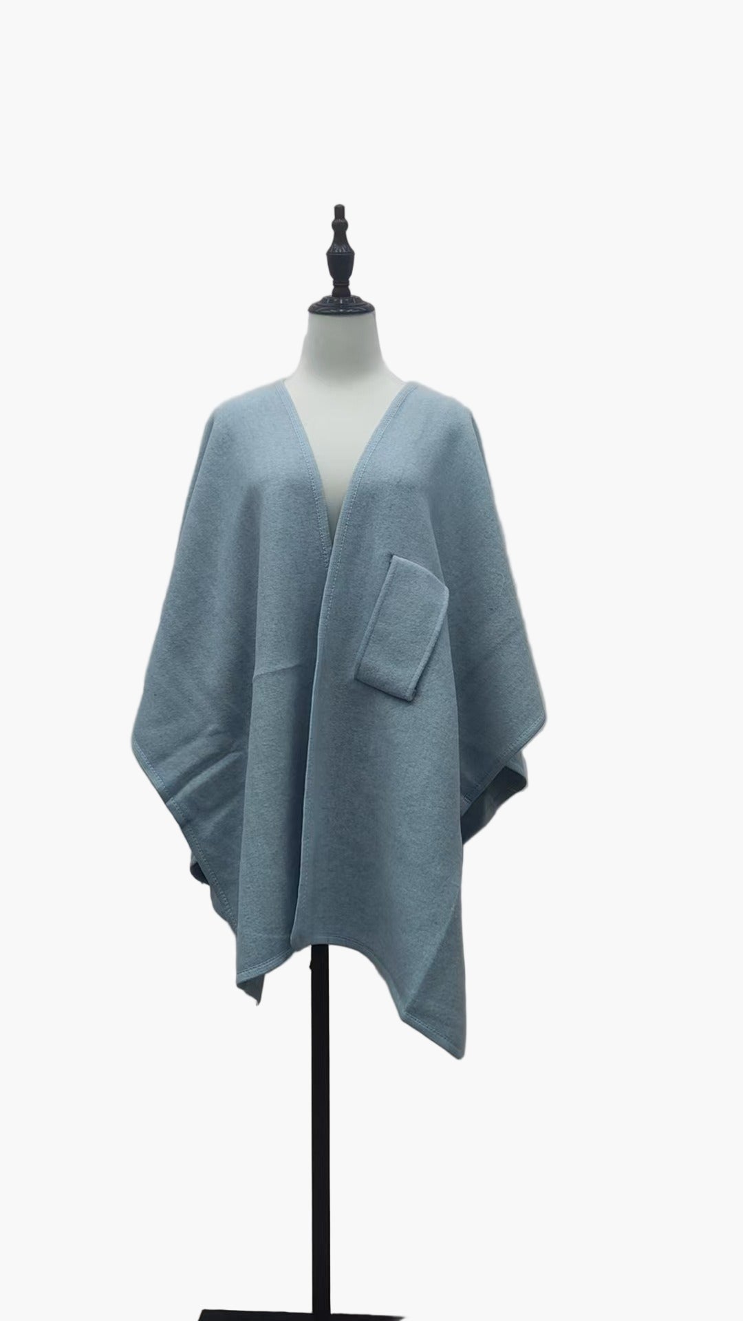 Damen Poncho-Schal mit Schlaufe – Stilvoller, Vielseitiger Überwurf für Alltag & Freizeit