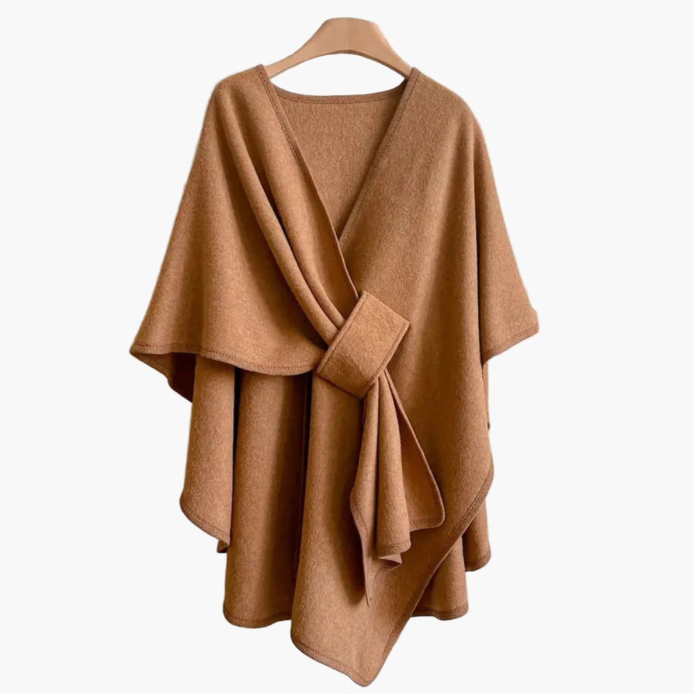 Damen Poncho-Schal mit Schlaufe – Stilvoller, Vielseitiger Überwurf für Alltag & Freizeit