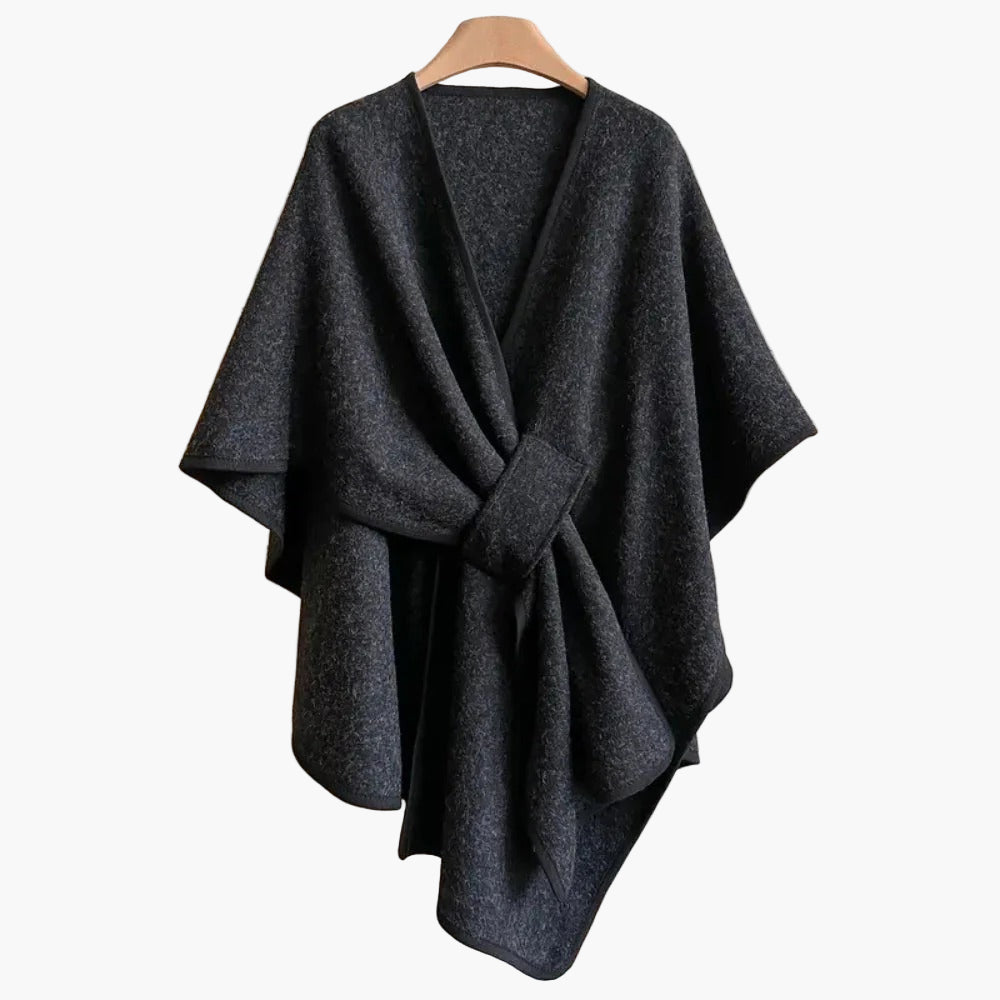 Damen Poncho-Schal mit Schlaufe – Stilvoller, Vielseitiger Überwurf für Alltag & Freizeit