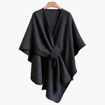 Damen Poncho-Schal mit Schlaufe – Stilvoller, Vielseitiger Überwurf für Alltag & Freizeit
