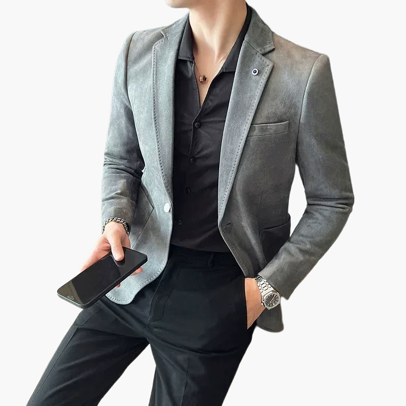 Herren Business Blazer Modern Slim Fit – Eleganter Anzugjacken-Stil für Büro & Freizeit