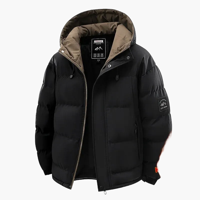 Herren Winterjacke Outdoor Kapuzenjacke Wasserdicht Winddicht Casual Stil