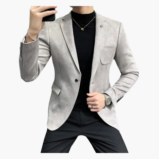 Herren Modernes Freizeit Sakko Slim Fit – Eleganter Business & Party Blazer