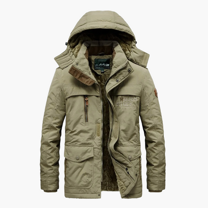 Herren Outdoor Winterjacke mit Kapuze – Lässiger Parka für kalte Tage, winddicht und warm