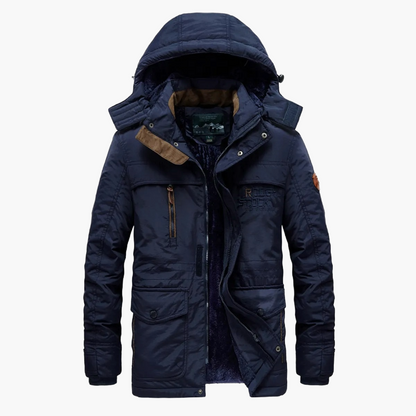 Herren Outdoor Winterjacke mit Kapuze – Lässiger Parka für kalte Tage, winddicht und warm