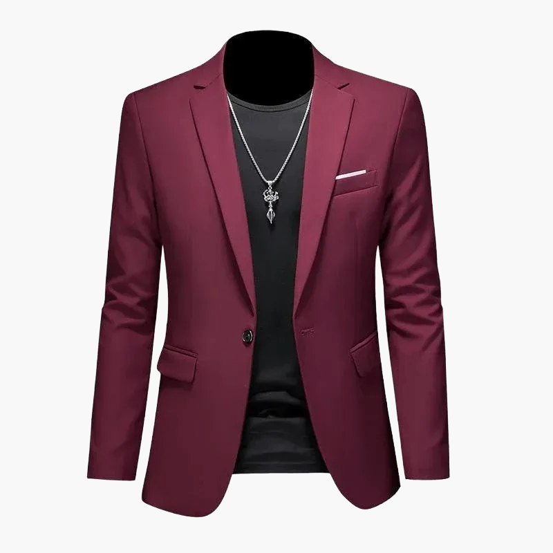 Herren Modernes Sakko im Casual Stil – Einreiher Blazer für Business und Freizeit