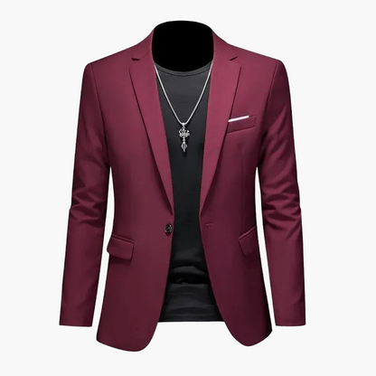 Herren Modernes Sakko im Casual Stil – Einreiher Blazer für Business und Freizeit