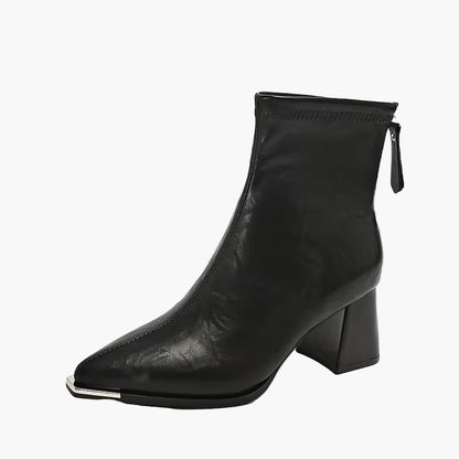 Damen Stiefeletten mit Blockabsatz – Modische Herbst- und Winterboots für Alltag und Büro